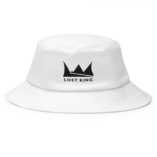 Lost King Old School Bucket - White/Black